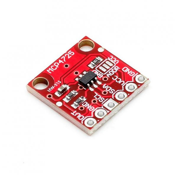 MCP4725 I2C Dijital to Analog Çevirici DAC Modülü IIC Haberleşme 12 Bit Çözünürlük Ses Müzik Analog ürün görseli 1