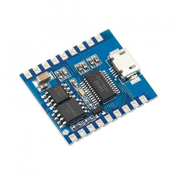 DY-SV17F MP3 Wav Ses Çalma Modülü 4mb, 5W Hoparlör, Microusb UART ürün görseli 1