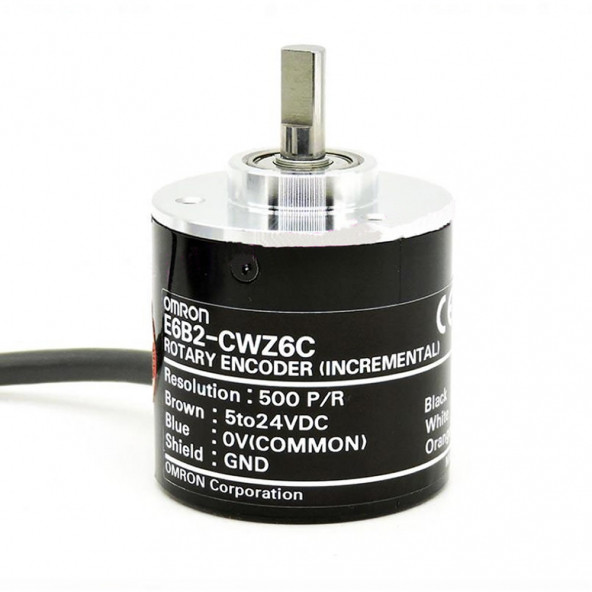 Omron E6B2-CWZ6C 500 Pals Optik Rotary Enkoder DC 5V/24V Döner Encoder A B Z 3 Fazlı Motor ürün görseli 1