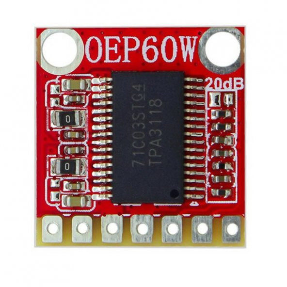 OEP60W D Class Mono 60W Dijital Amfilikatör Ses Kuvvetlendirici ürün görseli 1