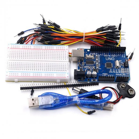 Elektronik Başlangıç Seti Arduino Uno R3 Starter Kit 70 Parça - Resim 3