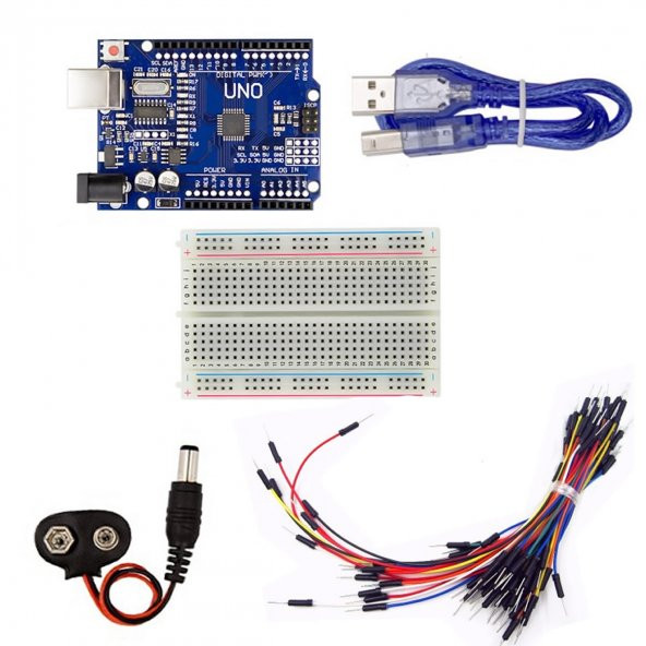 Elektronik Başlangıç Seti Arduino Uno R3 Starter Kit 70 Parça - Resim 6