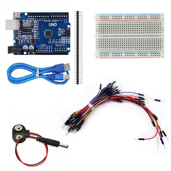 Elektronik Başlangıç Seti Arduino Uno R3 Starter Kit 70 Parça - Resim 8