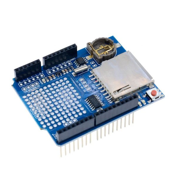 Arduino SD Kart DS1307 RTC Saat Data Kayıt Logger Shield ürün görseli 1