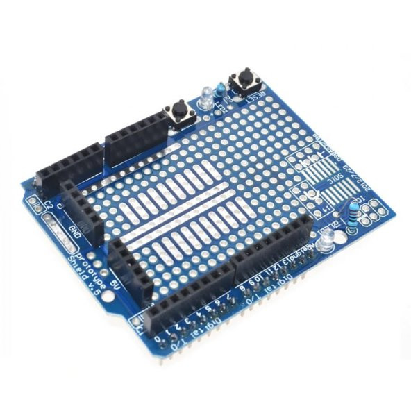 Arduino UNO R3 Proto Shield V5 + Breadboard - Resim 2