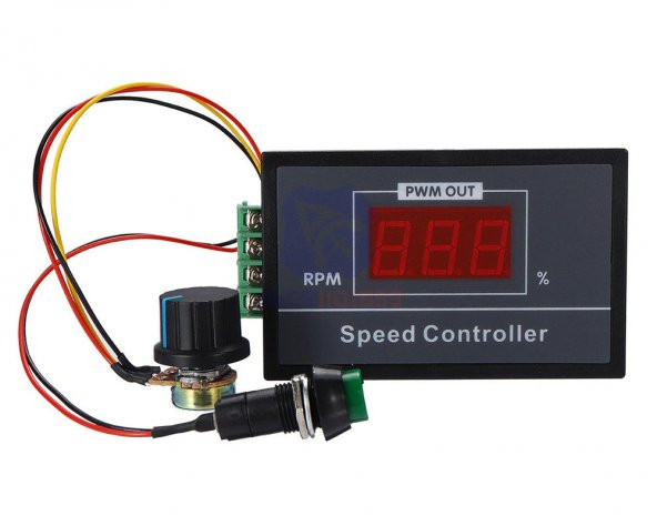 30A 60V DC Motor Hız Kontrol Devresi Panel Tip Potansiyometre ürün görseli 1