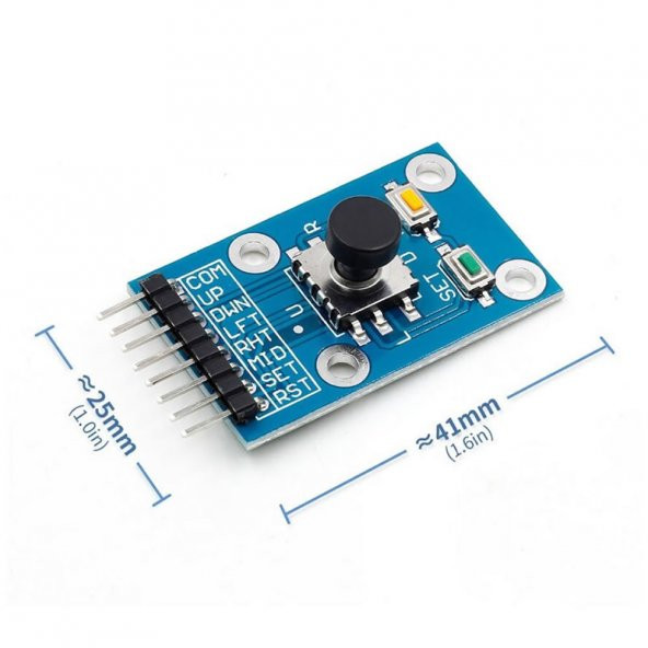 Navigasyon Joystick Modül 4 Yön 3 Kullanıcı Butonu Kumanda Kol ürün görseli 1