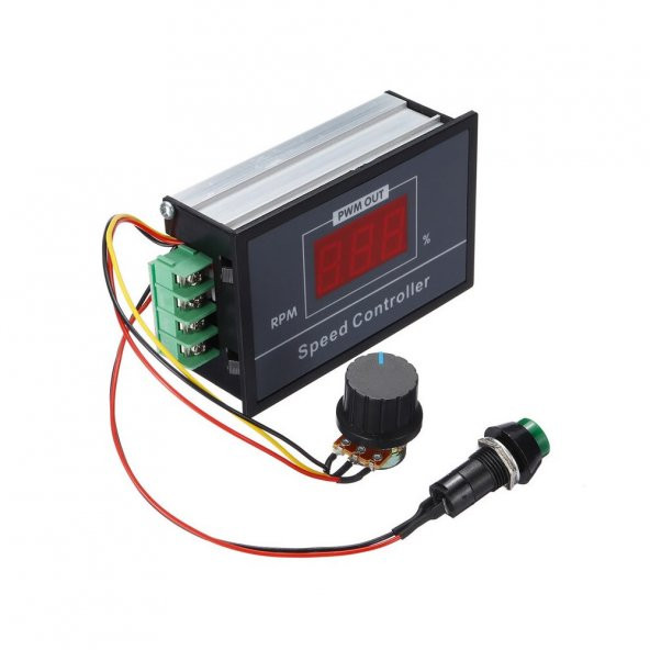 30A 60V DC Motor Hız Kontrol Devresi Panel Tip Potansiyometre - Resim 4
