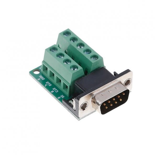 DB9 to Dip Adaptör Erkek 9 Pin RS232 COM Port Klemens Çevirici ürün görseli 1