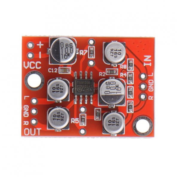 AD828 PreAmp Modül Ses Yükseltici Amfi Sterio Ses Kuvvetlendirici ürün görseli 1
