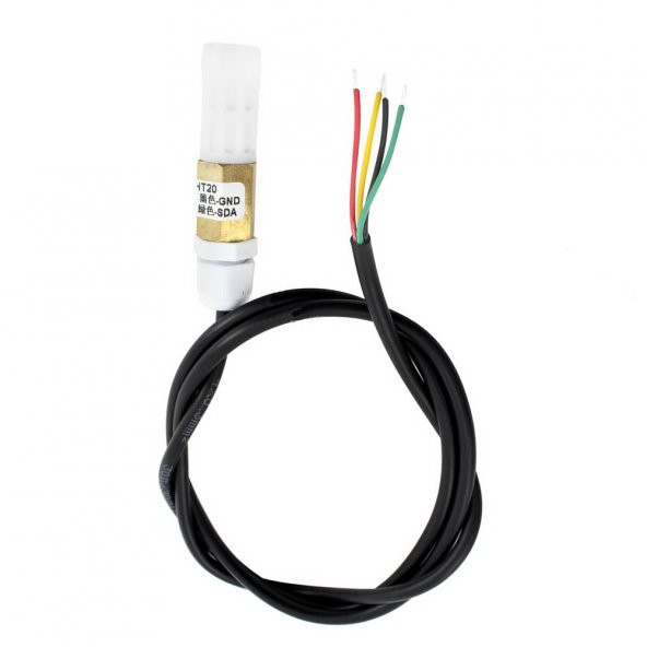 90cm Kablolu Su Geçirmez SHT20 I2C Sıcaklık ve Nem Sensörü -40C / 125C Dijital Klima Termostat ürün görseli 1