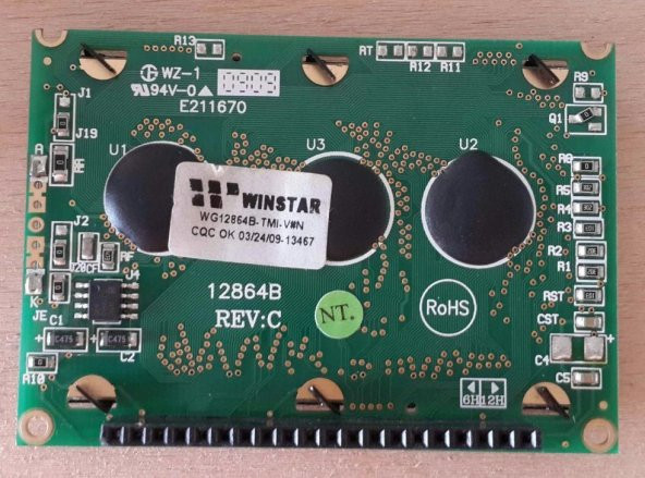 WG12864B Grafik Lcd Modül Glcd 128x64 - Resim 2