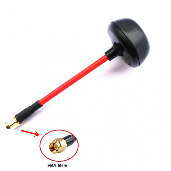5.8Ghz SMA Erkek Anten Esnek Dairesel Polarize Omni Mantar Anten RC FPV Drone Multicopter ürün görseli 1