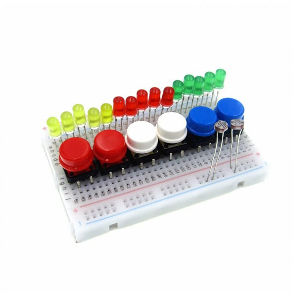 Elektronik Başlangıç Seti Arduino Starter Kit Breadboard Led - Resim 8