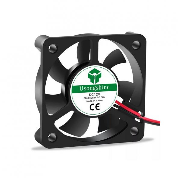 DC 12V FAN 5x5cm Kuluçka Fanı Soğutucu Peltier Cooler Pc Ekran Kartı 50x50mm ürün görseli 1