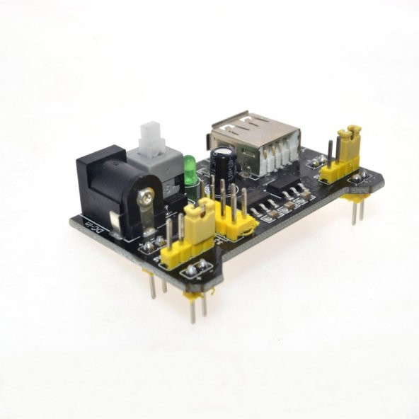 Breadboard Güç Kaynağı Modülü Breadboard Power Modül 3.3V 5V Prototip Devre Test - Resim 3