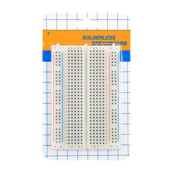 Orta Boy Breadboard 400 Pin Hücre Protoboard Prototip Deney - Resim 4