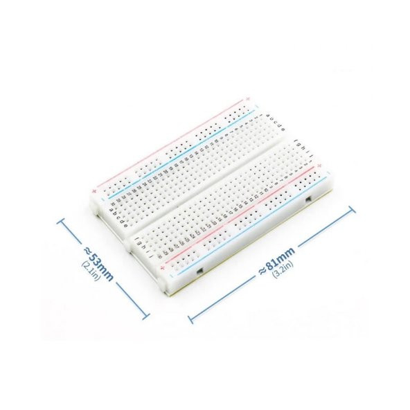 Orta Boy Breadboard 400 Pin Hücre Protoboard Prototip Deney - Resim 8