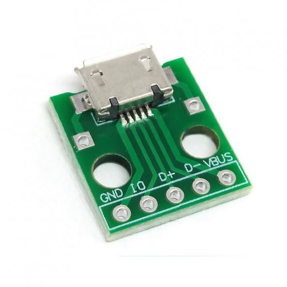 Micro Usb To Dip Çevirici Pcb 5V Usb Haberleşme Deney Prototip ürün görseli 1