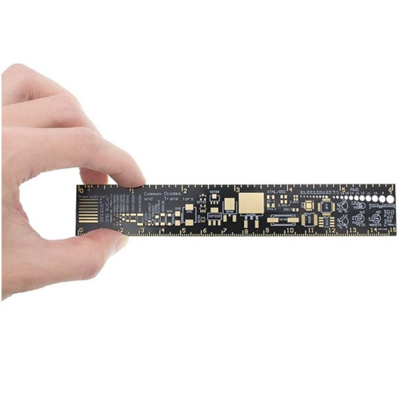 15cm Pcb Cetvel Referans Cetveli Reference Ruler Smd Komponent - Resim 4