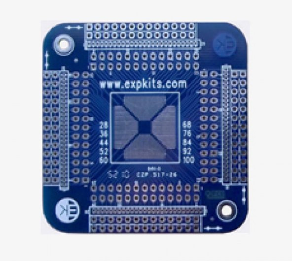 0.5mm Uni. TQFP to DIP Çevirici PCB Smd Dip Proto Pertenaks Devre ürün görseli 1