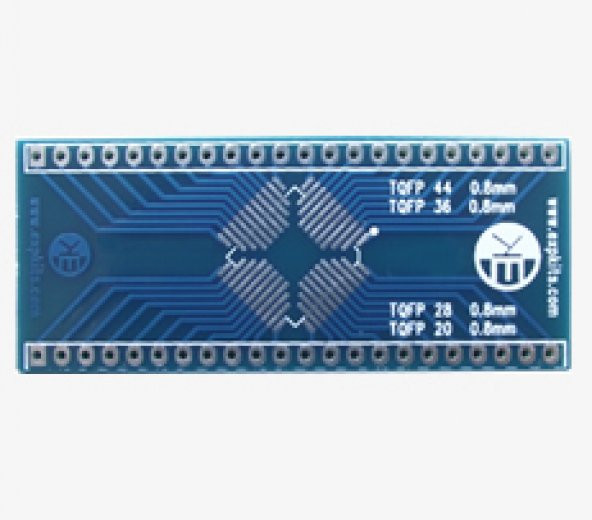 0.8MM TQFP 20 28 36 44 Konvertör Çevirici PCB Proto Pcb Pertenaks ürün görseli 1