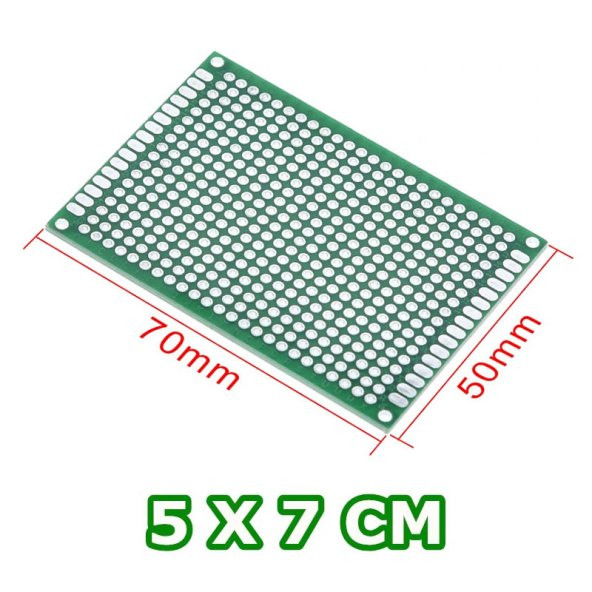 5Cm X 7Cm 18X24 Proto Pcb Pertinaks Elektronik Devre Prototip - Resim 8