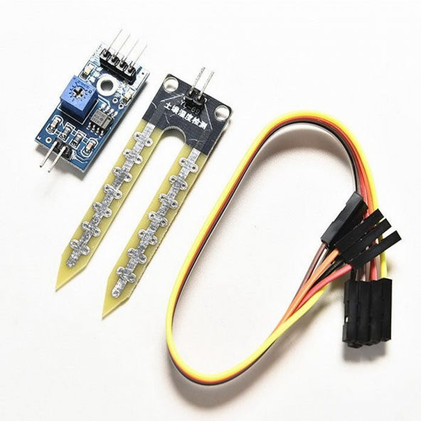Toprak Nem Sensörü Arduino Higrometre Soil Moisture Sensor ürün görseli 1