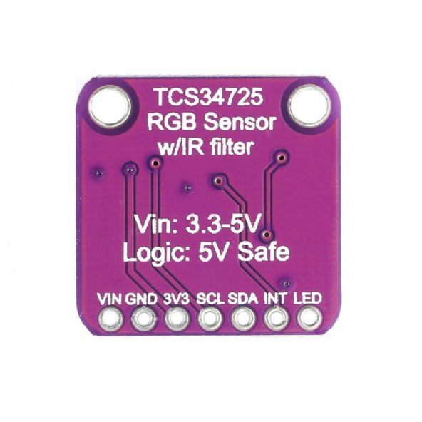 TCS34725 Renk Sensör Modülü Color Sensor RGB Recognition - Resim 5