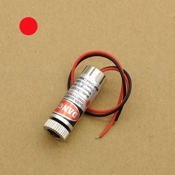 Nokta Lazer Modül Kırmızı 5mW 650nm ürün görseli 1