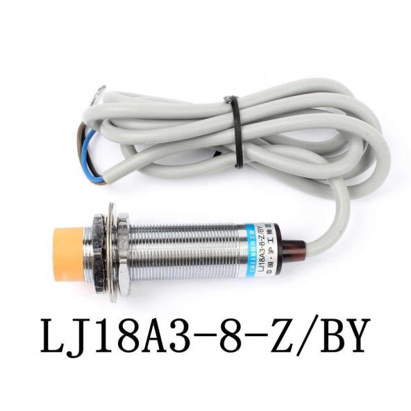 LJ18A3-8-Z/BY Endüktif Mesafe Sensörü PNP NO İndüktif 8mm ürün görseli 1