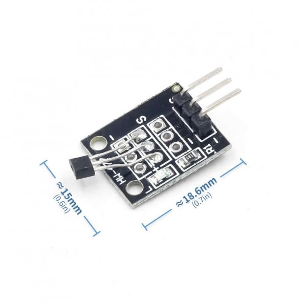 Manyetik Alan Algılayıcı Hall Effect Sensörü KY-003 4.5V to 24V ürün görseli 1