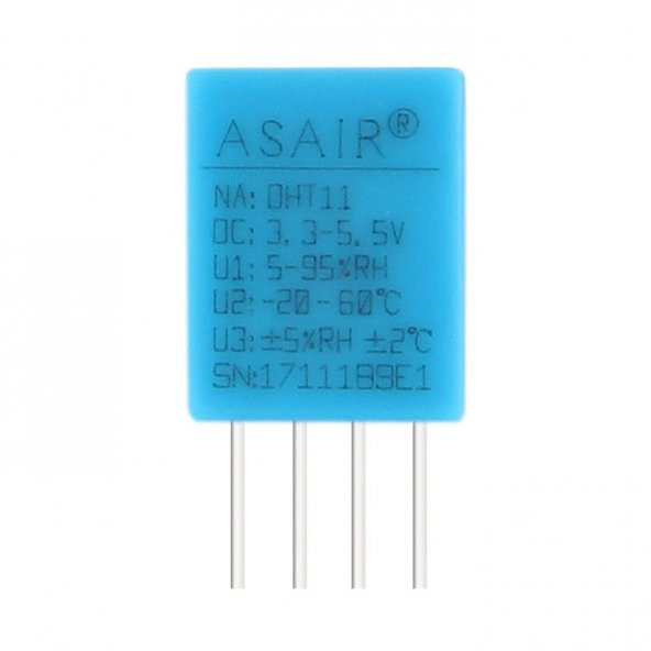 DHT11 Isı Nem Sensörü Sıcaklık Ölçme Sensör Arduino Aosong Asair ürün görseli 1