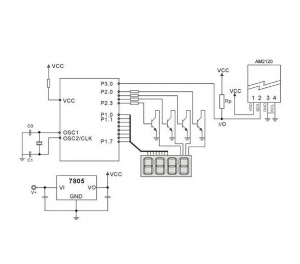 AM2120 Sıcaklık ve Nem Sensör Modülü - Resim 8