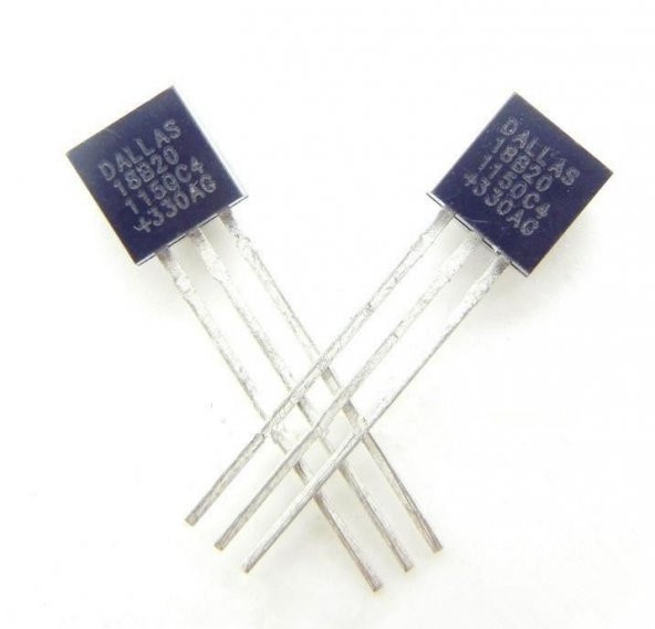 DS18B20 DS1820 Sıcaklık Isı Sensörü Dijital Termometre Ic -55C 125C ürün görseli 1