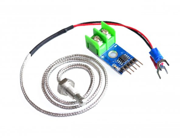 MAX6675 Modül + K Tip Termokupl - Sıcaklık Isı Sensörü -20C +85C - Resim 2