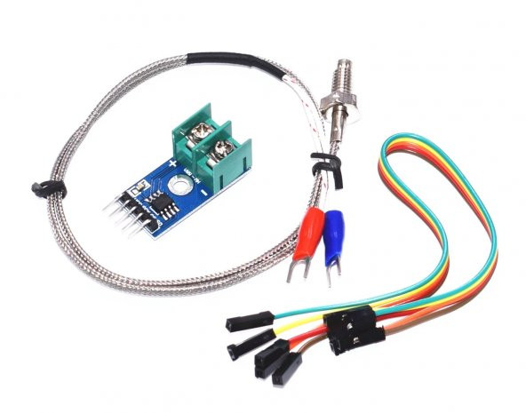 MAX6675 Modül + K Tip Termokupl - Sıcaklık Isı Sensörü -20C +85C - Resim 4
