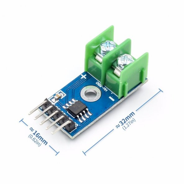 MAX6675 Modül + K Tip Termokupl - Sıcaklık Isı Sensörü -20C +85C - Resim 8