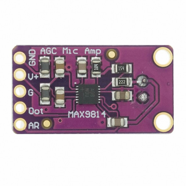 Max9814 Amplikatörlü Analog Mikrofon Modülü Ses Algılama Sensörü - Resim 4