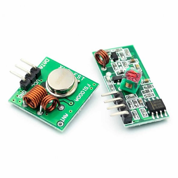 433Mhz RF Alıcı Verici Modülleri Kablosuz Haberleşme Kumanda ürün görseli 1