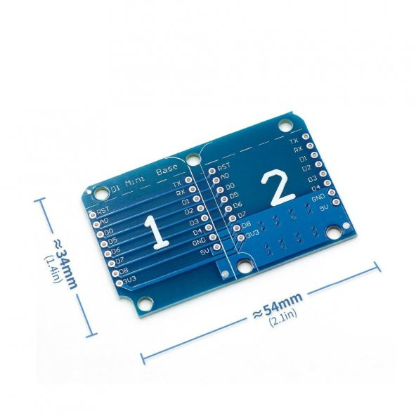 Wemos D1 Mini Genişleme Kartı Double Board ürün görseli 1