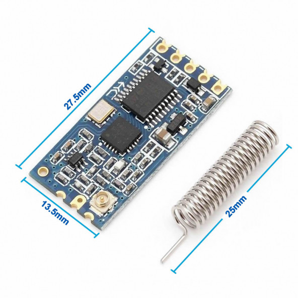 HC-12 1000mt Seri RF Modül '' Anten 1km 1000 Metre Kablosuz Haberl ürün görseli 1