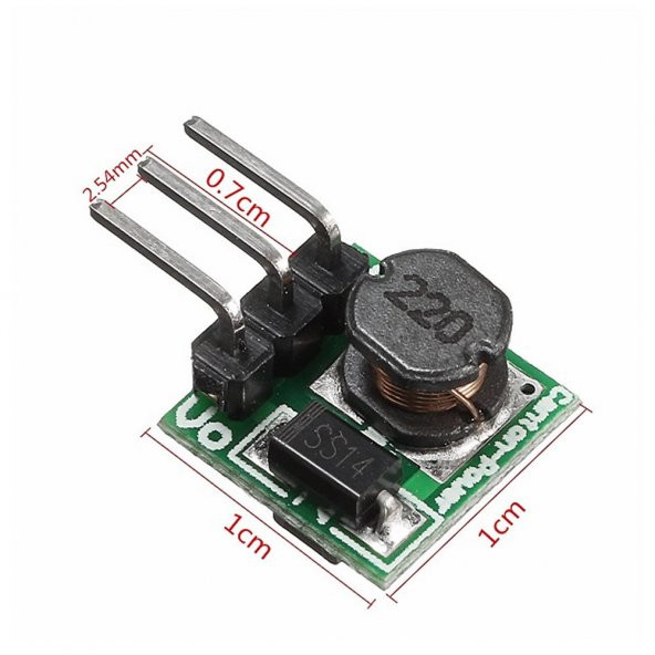 3.3V Boost Voltaj Yükseltici Modül 0.8-3.3 V Max 500mA - Resim 3