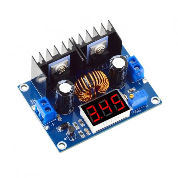 XL4016 Voltmetreli Ayarlanabilir 4-40V To 1.25-36V 5A Step-Down ürün görseli 1