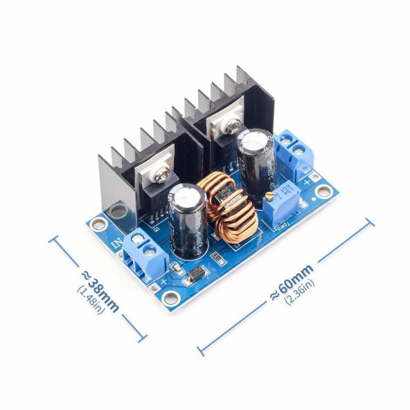 XL4016 40V 5A Ayarlanabilir Güç Kaynağı ( Voltaj Düşürür ) ürün görseli 1