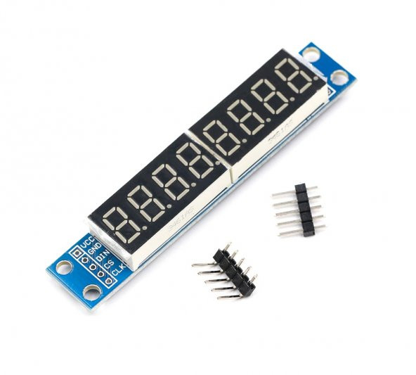 MAX7219 8 Hane Seri 7 Segment Ekran Ekran - 8 Digit Dijital Seri ürün görseli 1