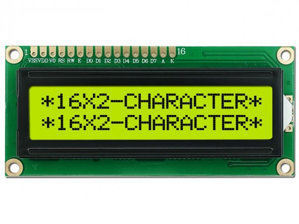 2x16 Karakter Lcd Yeşil Backlight 1602A Arduino 16x2 ürün görseli 1