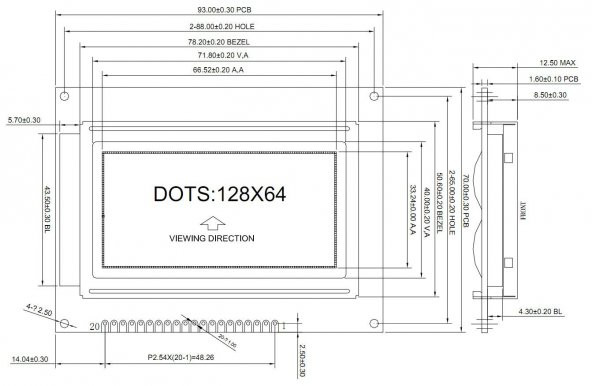 12864B V2.0 GLCD YEŞİL GRAFİK LCD ST7920 - Resim 5