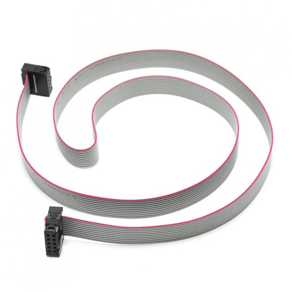 70cm 10 Pin IDC Flat  Kablo JTAG ISP AVR ARM Programlama Kablo ürün görseli 1