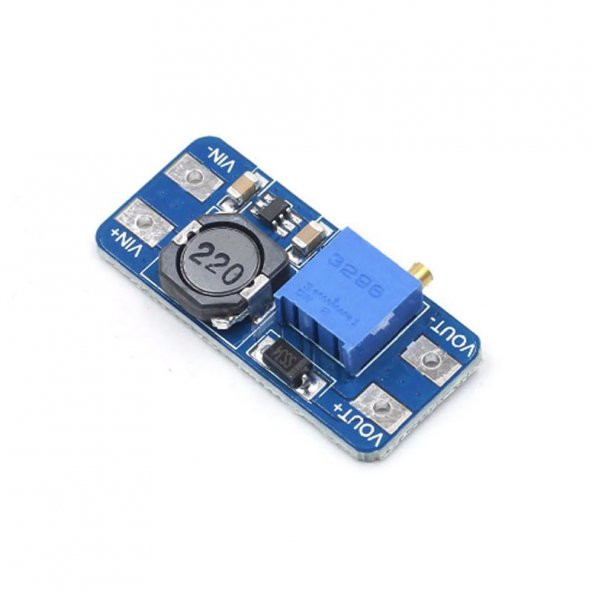 MT3608 Dc-Dc Step Up Boost Modül 2-28V 2A Voltaj Yükseltici ürün görseli 1